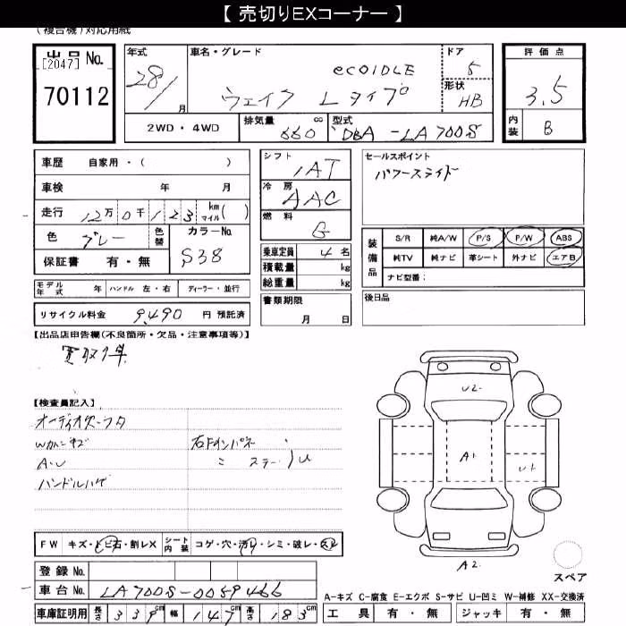 DAIHATSU WAKE