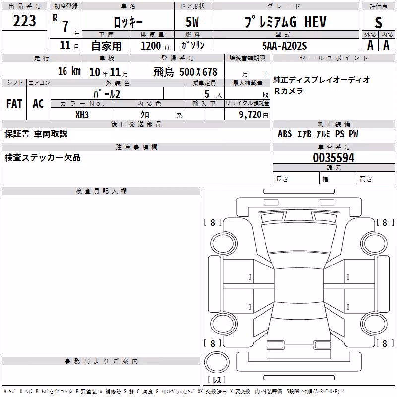 DAIHATSU ROCKY