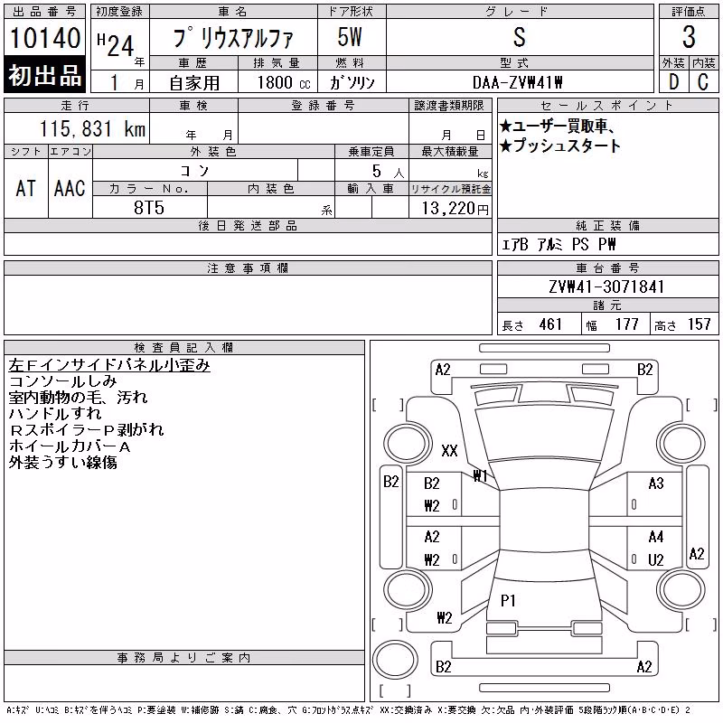 TOYOTA PRIUS ALPHA