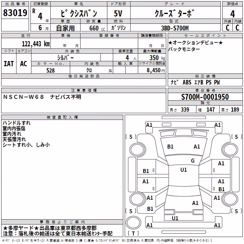 TOYOTA PIXIS VAN
