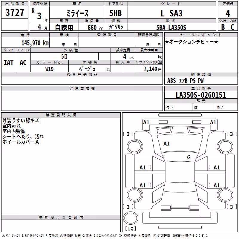 DAIHATSU MIRA E:S