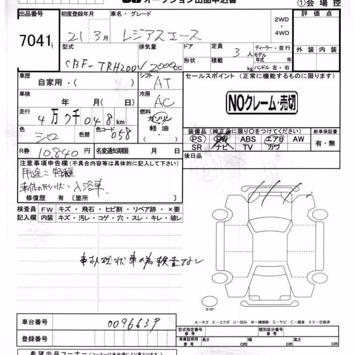 TOYOTA REGIUS ACE