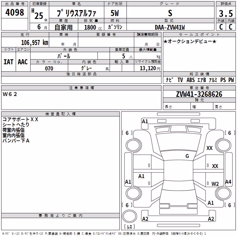 TOYOTA PRIUS ALPHA