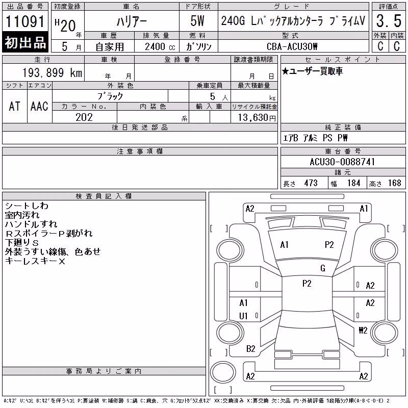 TOYOTA HARRIER