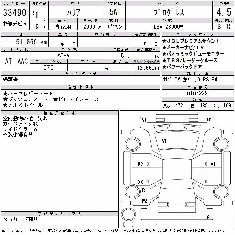TOYOTA HARRIER