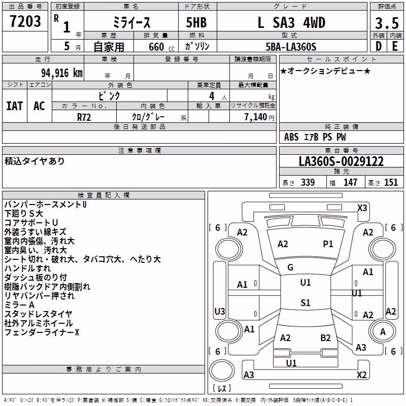 DAIHATSU MIRA E:S