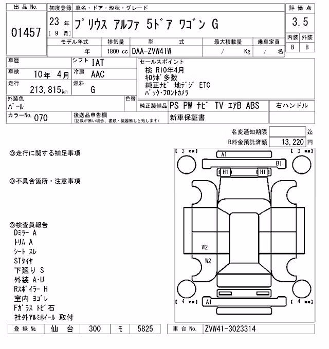 TOYOTA PRIUS ALPHA