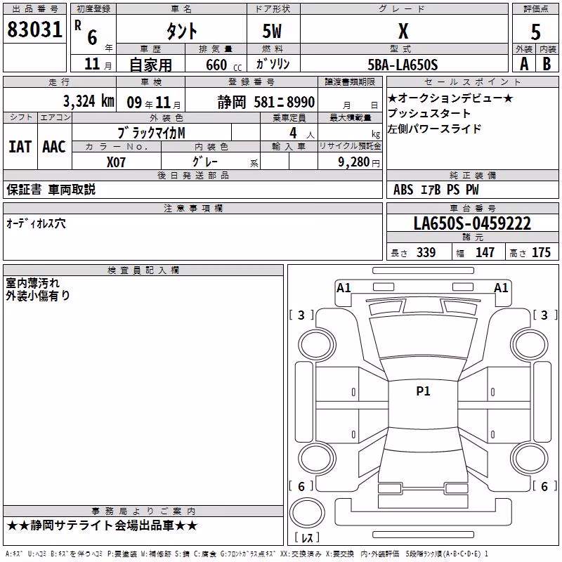 DAIHATSU TANTO