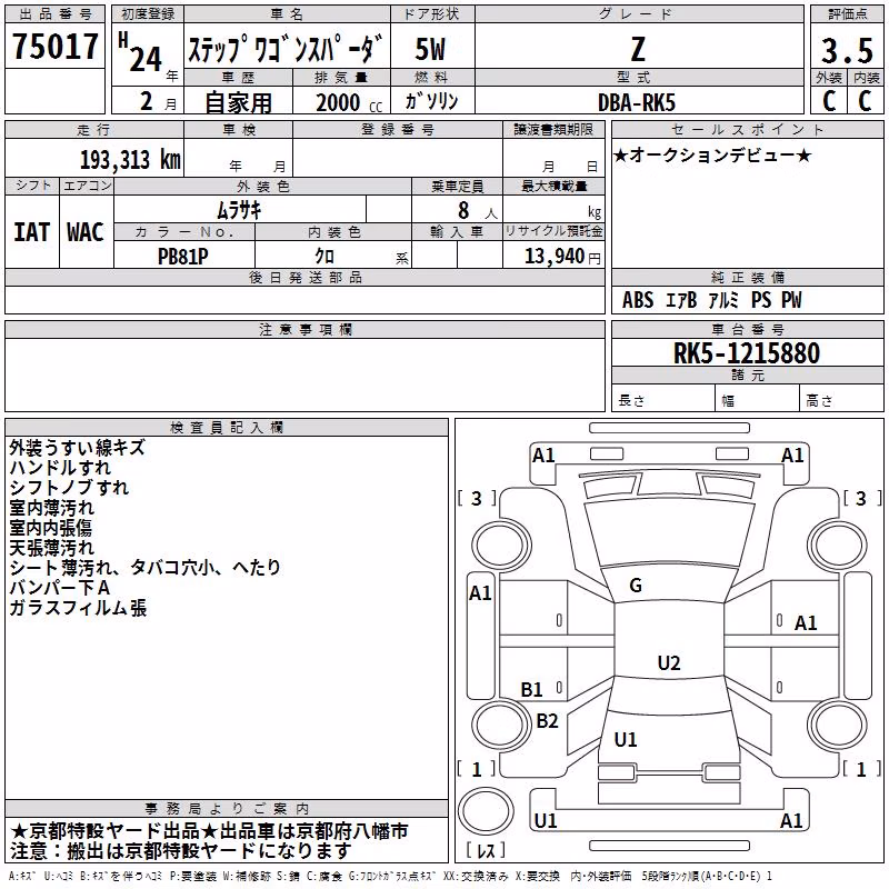 HONDA STEPWGN
