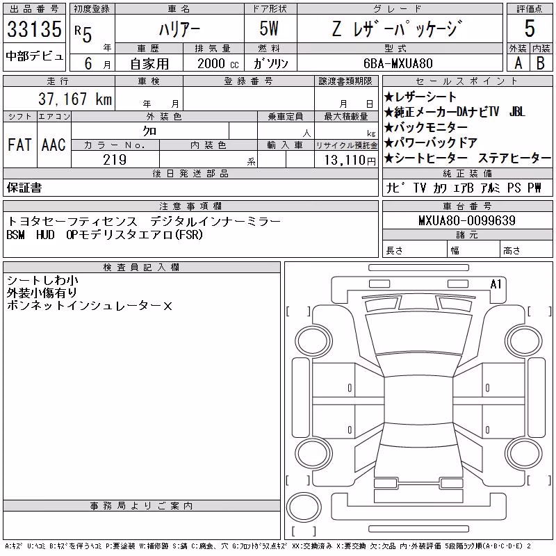 TOYOTA HARRIER