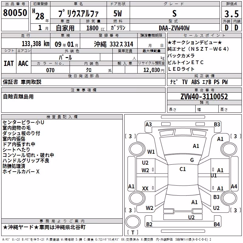 TOYOTA PRIUS ALPHA