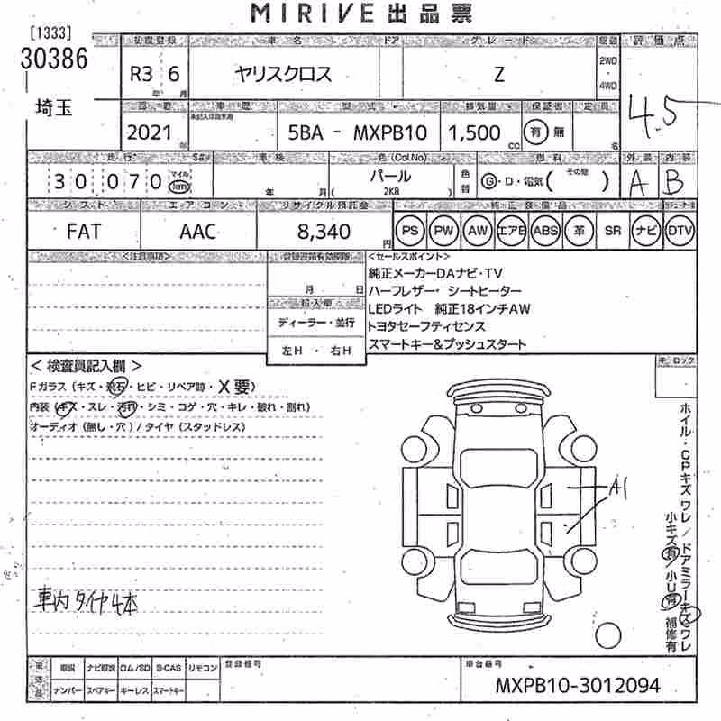 TOYOTA YARIS CROSS