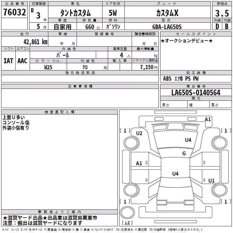 DAIHATSU TANTO