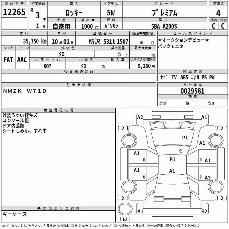 DAIHATSU ROCKY