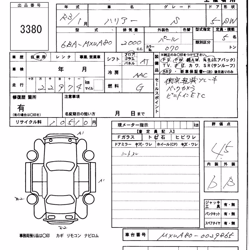 TOYOTA HARRIER