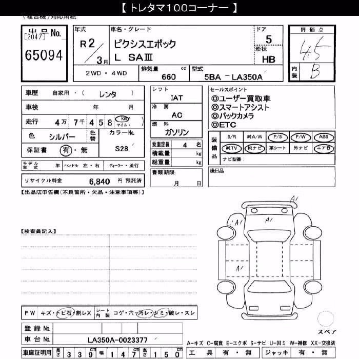 TOYOTA PIXIS EPOCH