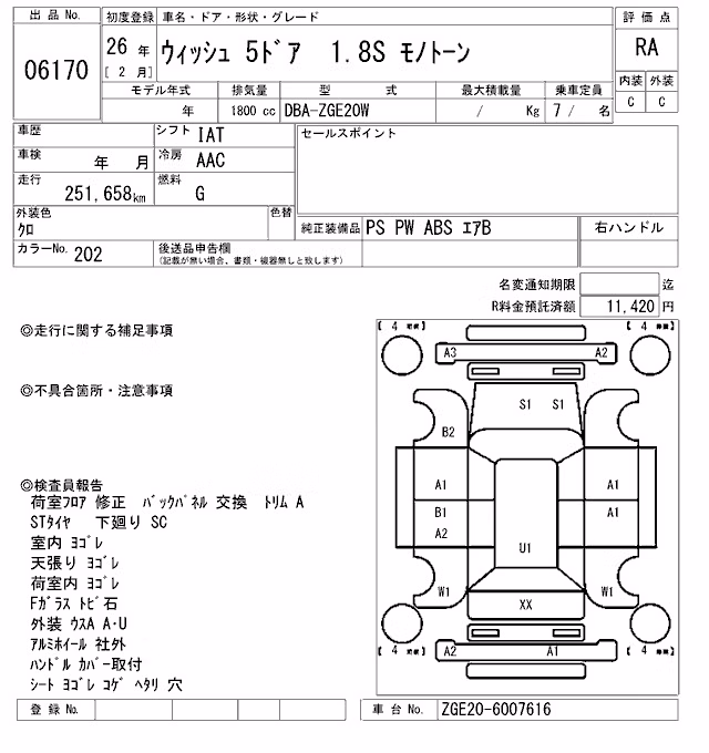 TOYOTA WISH