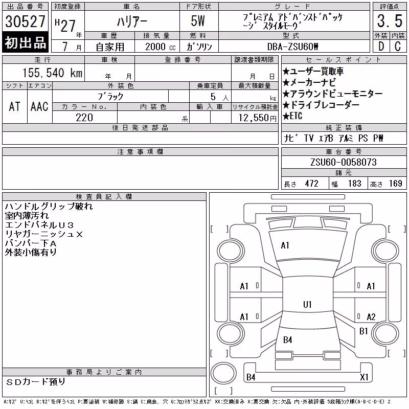 TOYOTA HARRIER