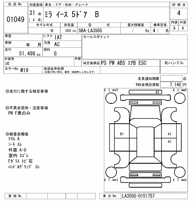 DAIHATSU MIRA E:S