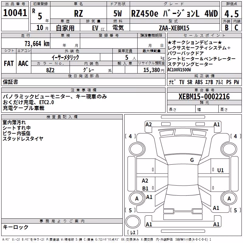LEXUS RZ450E