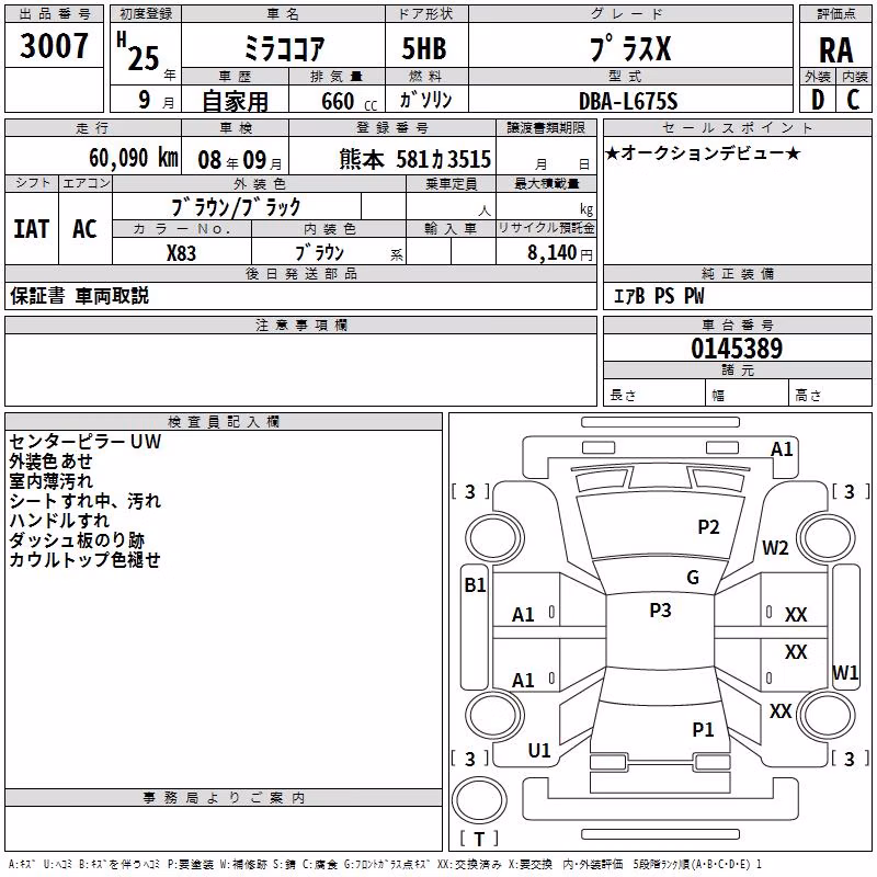 DAIHATSU MIRA COCOA