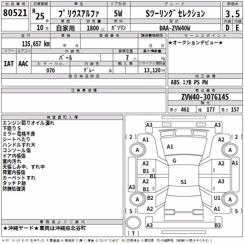 TOYOTA PRIUS ALPHA