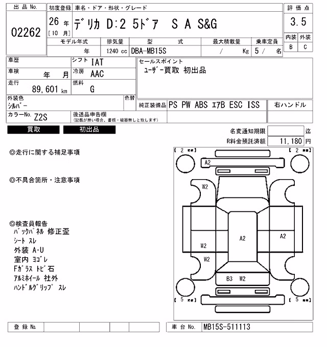 MITSUBISHI DELICA D:2
