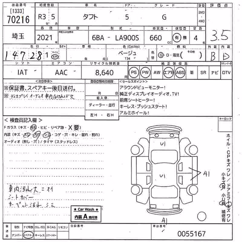 DAIHATSU TAFT