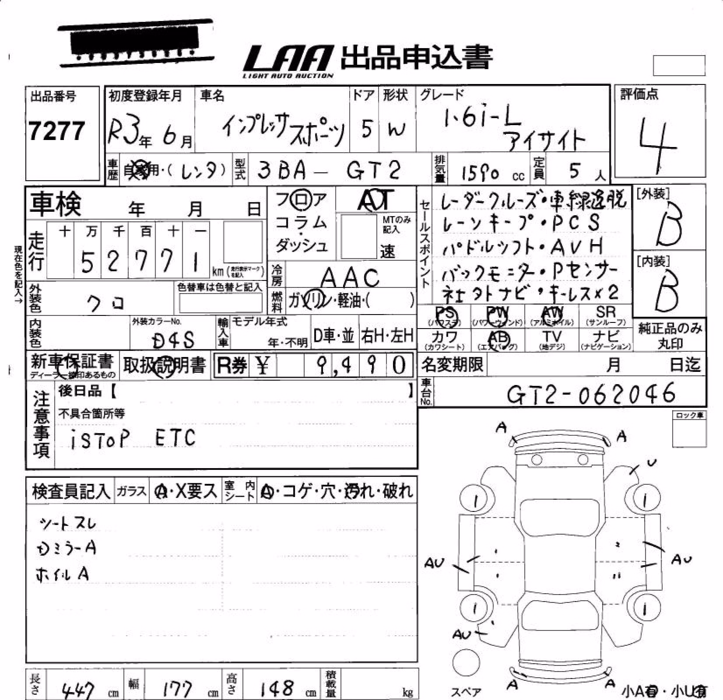 SUBARU IMPREZA