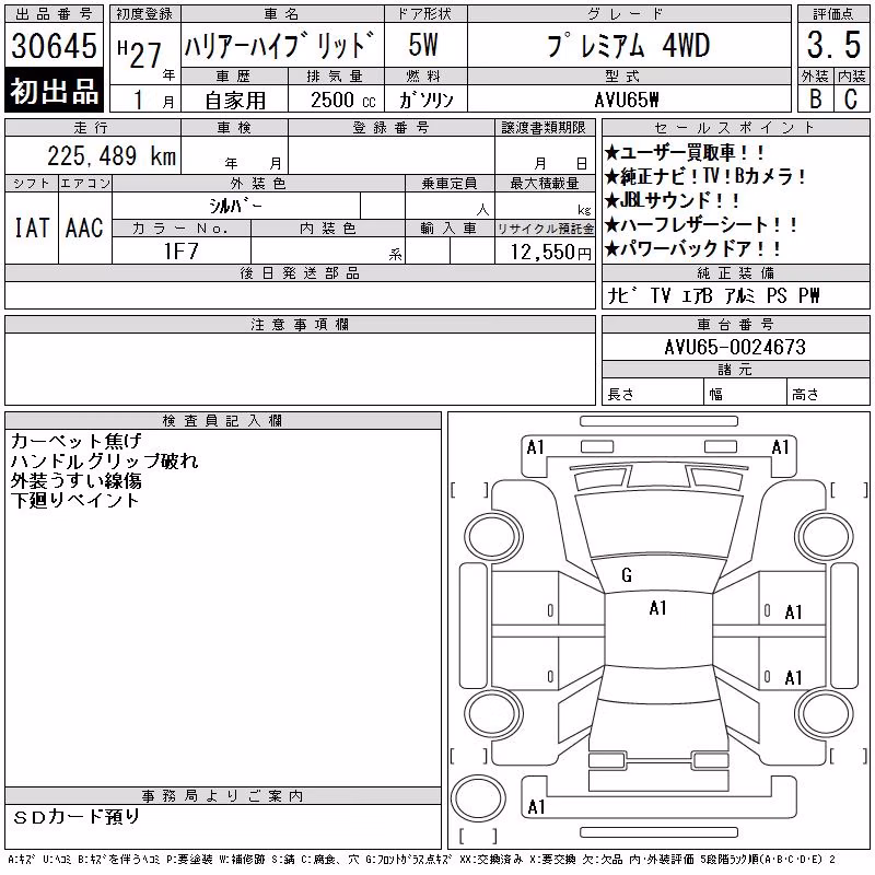 TOYOTA HARRIER