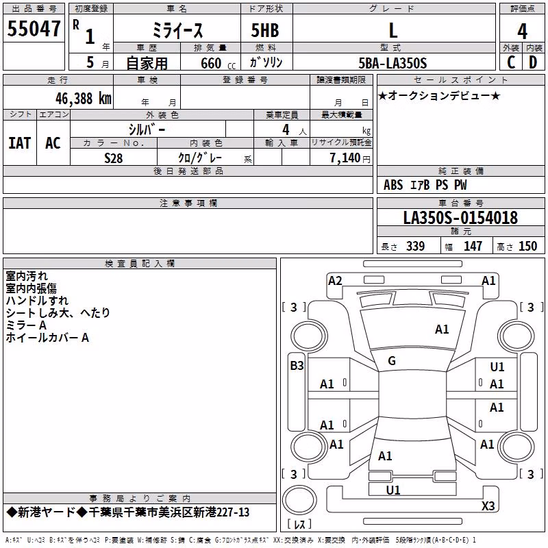DAIHATSU MIRA E:S