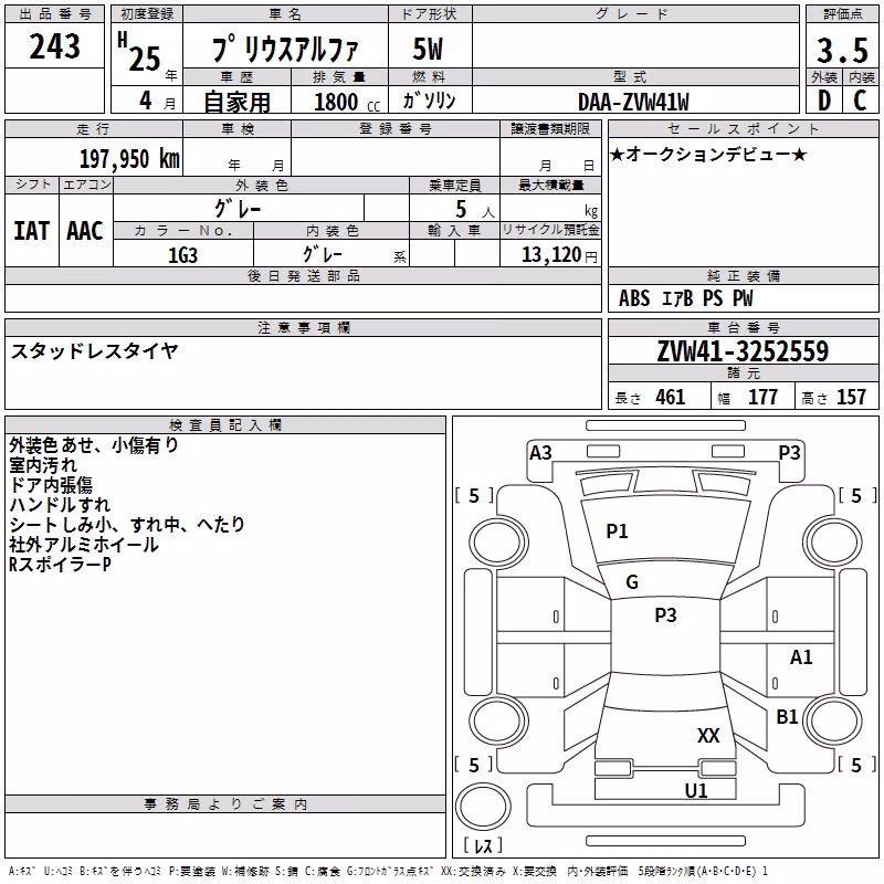 TOYOTA PRIUS ALPHA