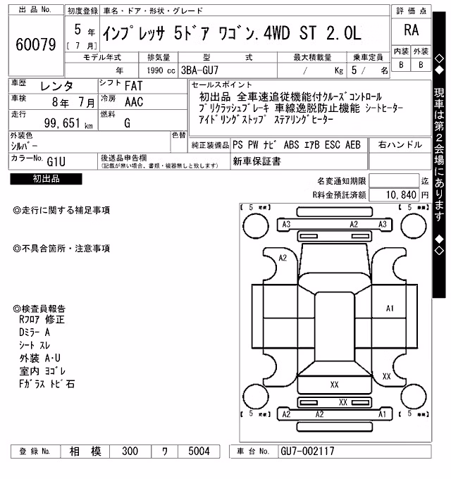 SUBARU IMPREZA