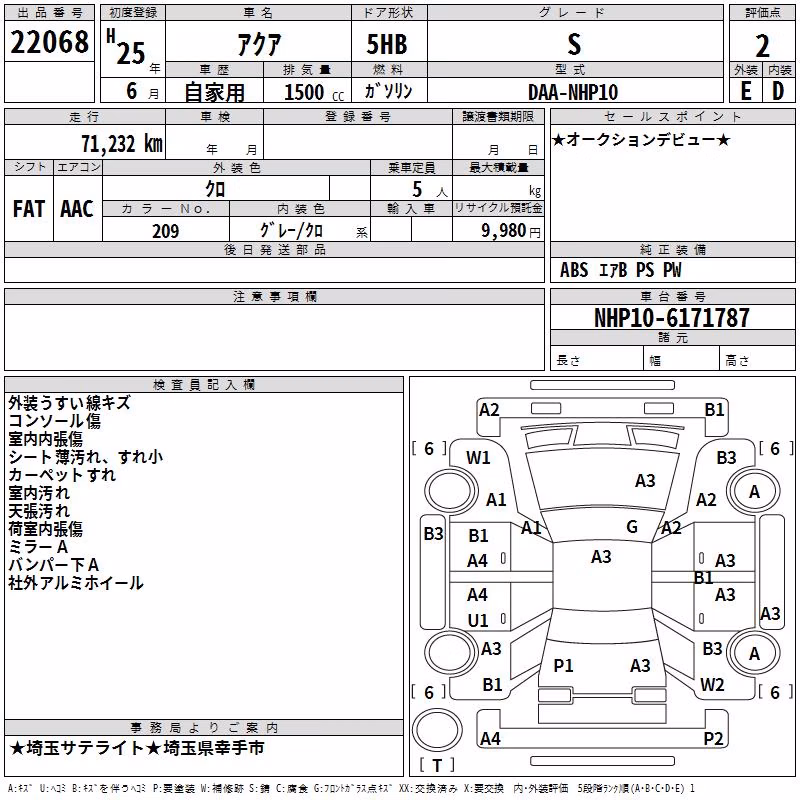 TOYOTA AQUA