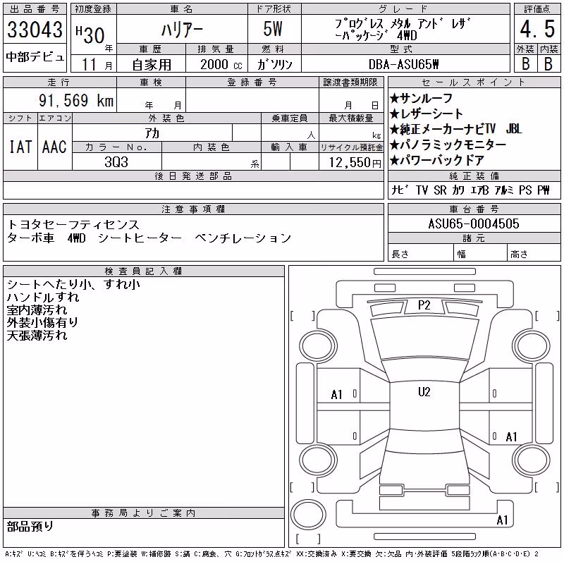 TOYOTA HARRIER