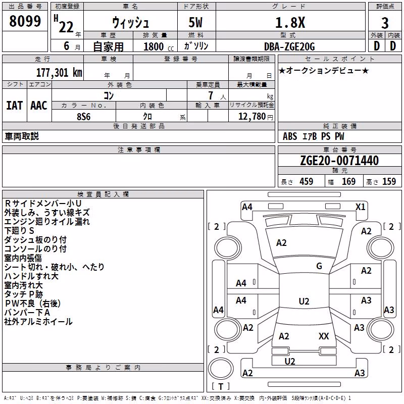 TOYOTA WISH