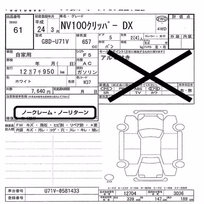 NISSAN NV100 CLIPPER