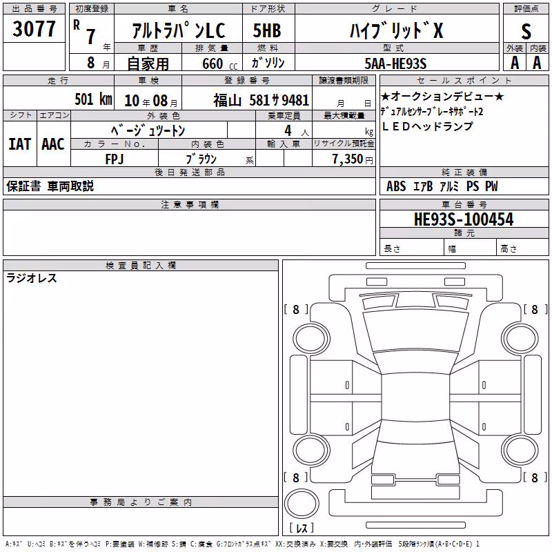 SUZUKI ALTO LAPIN