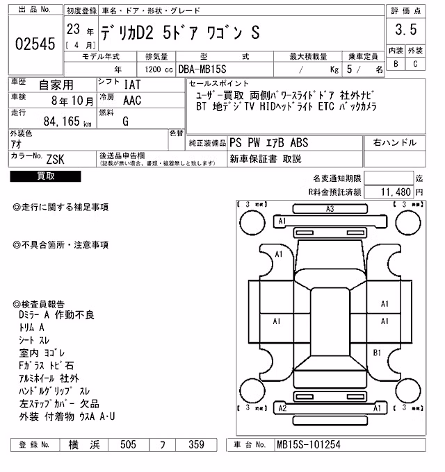 MITSUBISHI DELICA D:2
