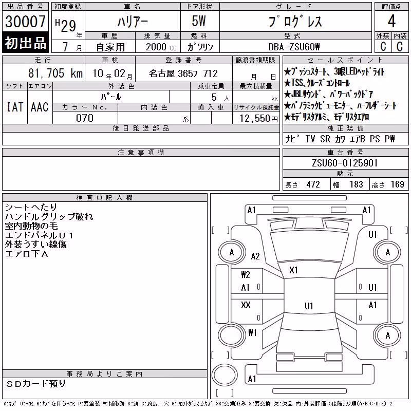 TOYOTA HARRIER