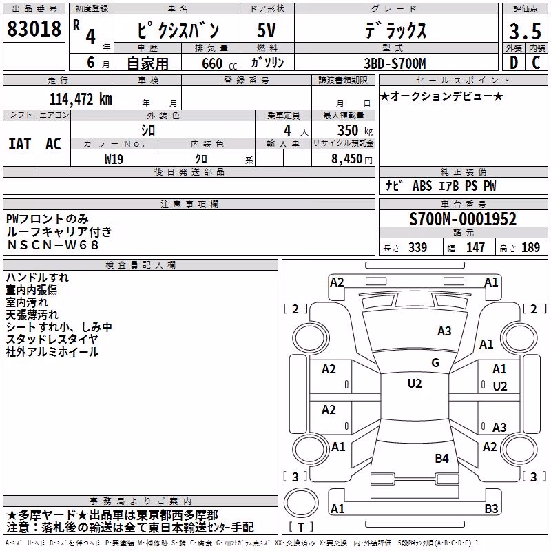 TOYOTA PIXIS VAN