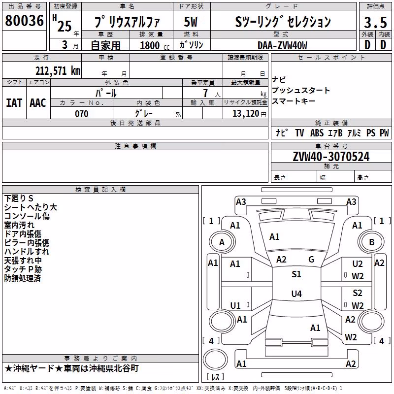 TOYOTA PRIUS ALPHA