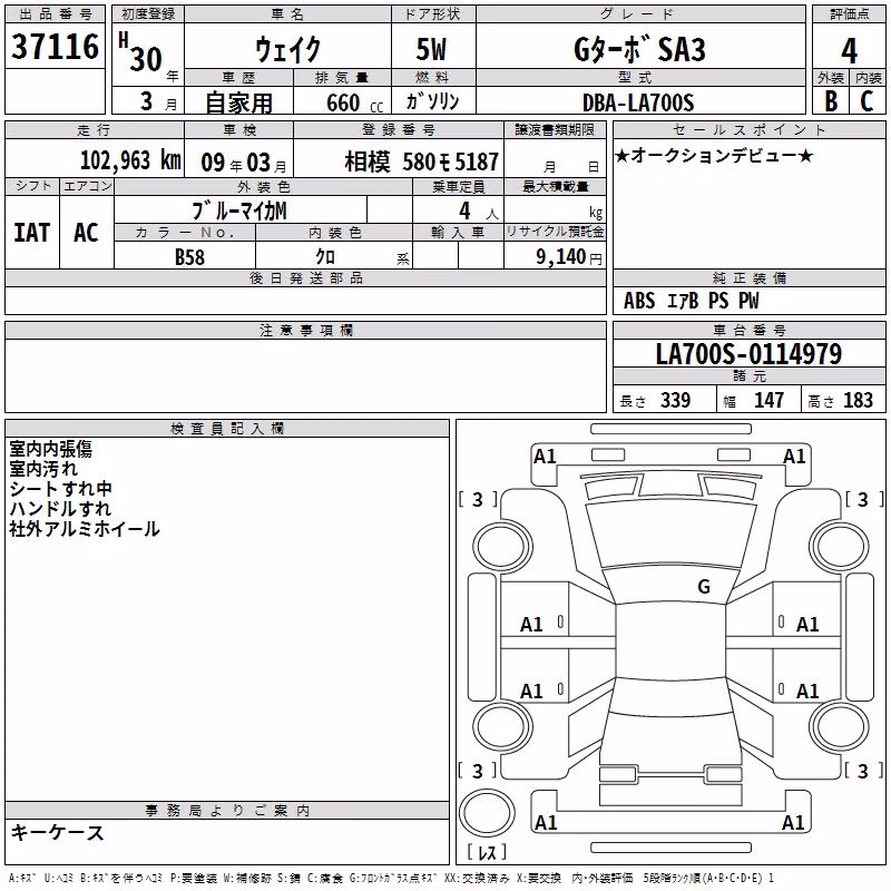DAIHATSU WAKE