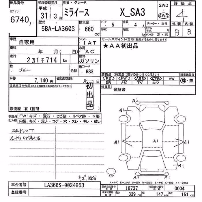 DAIHATSU MIRA E:S