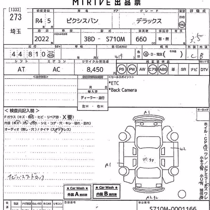 TOYOTA PIXIS VAN