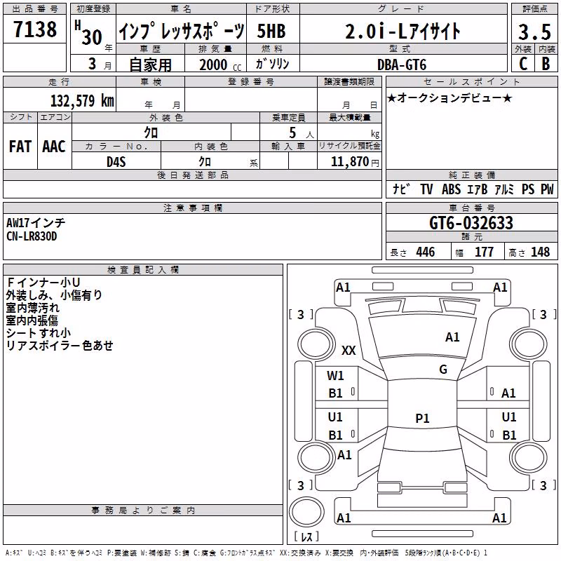 SUBARU IMPREZA