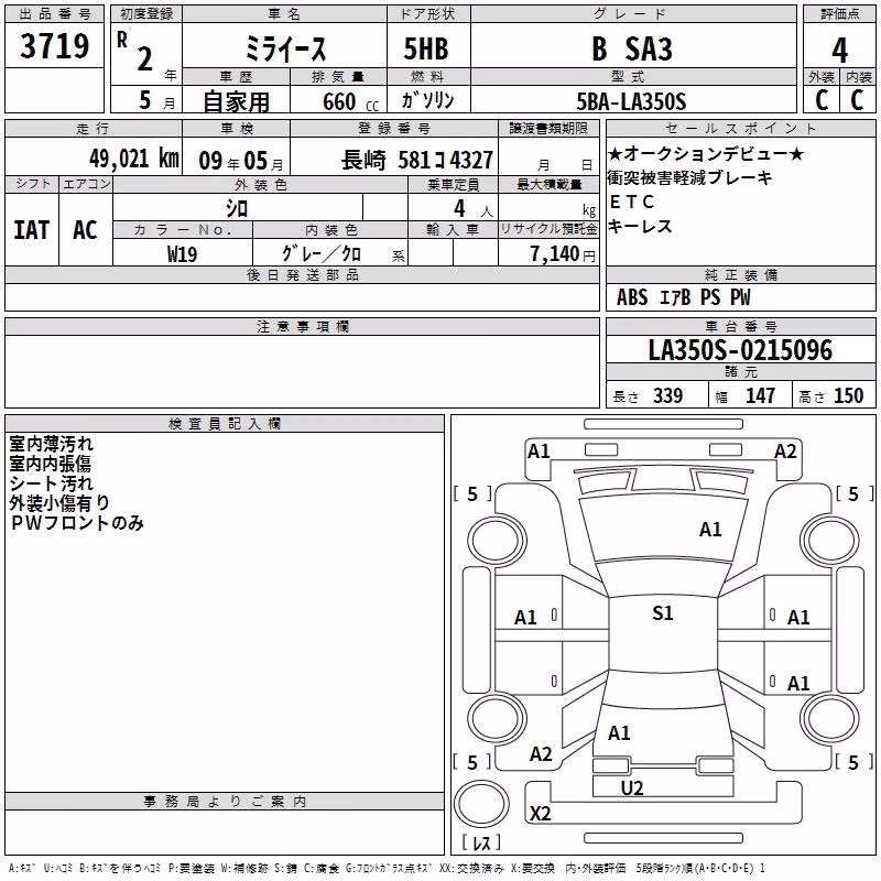 DAIHATSU MIRA E:S