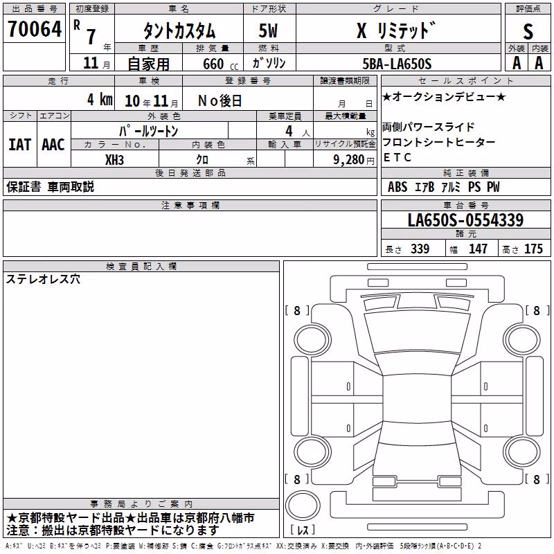 DAIHATSU TANTO