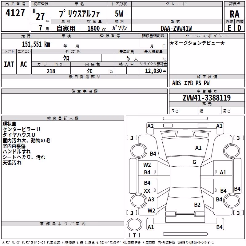 TOYOTA PRIUS ALPHA
