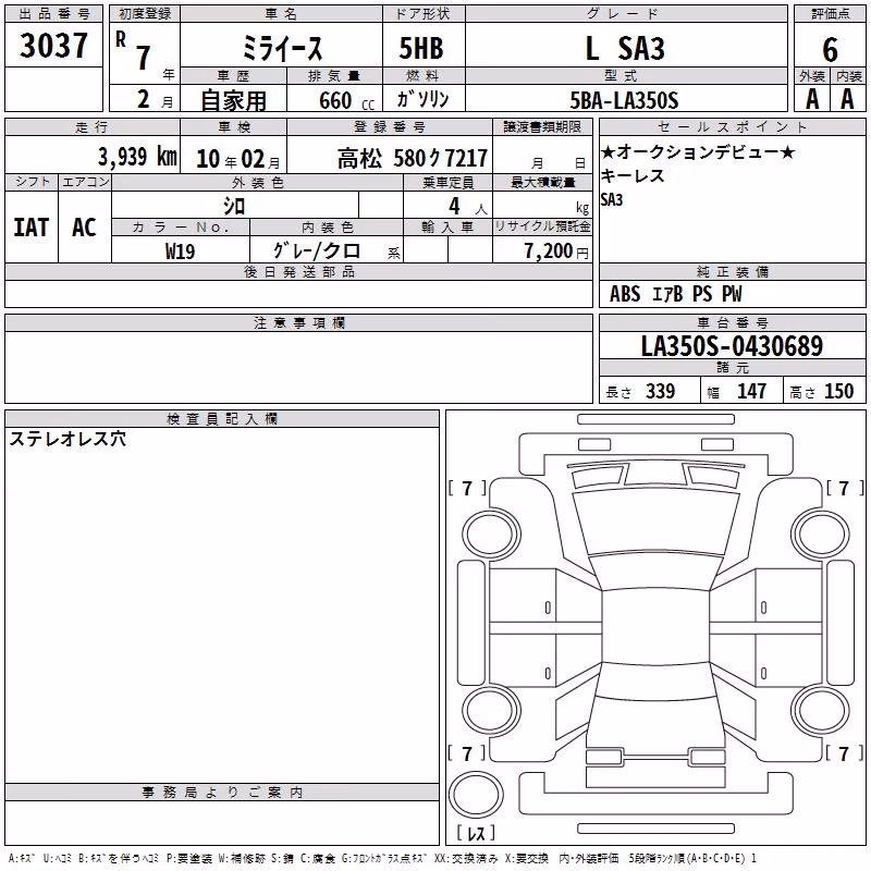 DAIHATSU MIRA E:S